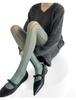 Spice Girls Sexy Striped Pantyhose Summer Thin Sheer Fine Mesh Breathable Look Slim Y2K Lolita Cool Trend Tights