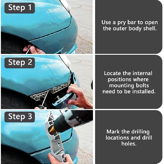 Pack of 4 Universal Aluminum Vehicle Hood P,Diameter 1.25" Quick Latch Bumper Release,Hood P for Race Car - Black