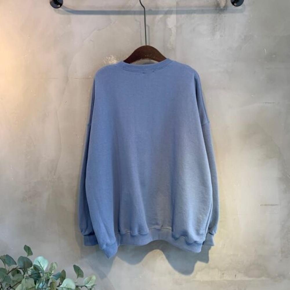 C S In The Room SCratCh letterIng prInt SweatShirt 3Color