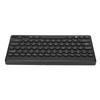 Wireless Keyboard 2.4G 78 Keys Ergonomic Design Portable Slim Power Saving Round Keycaps USB