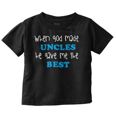 Best Uncle Religious Gift For Niece Nephew Toddler Boy Girl Youth T Shirt Tee