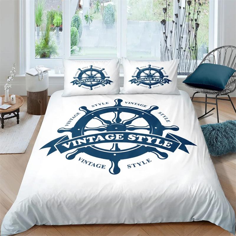3D Print  Anchor Duvet Cover Set 2/3 Pcs Pillowcase Bedding Set Full Queen King Size