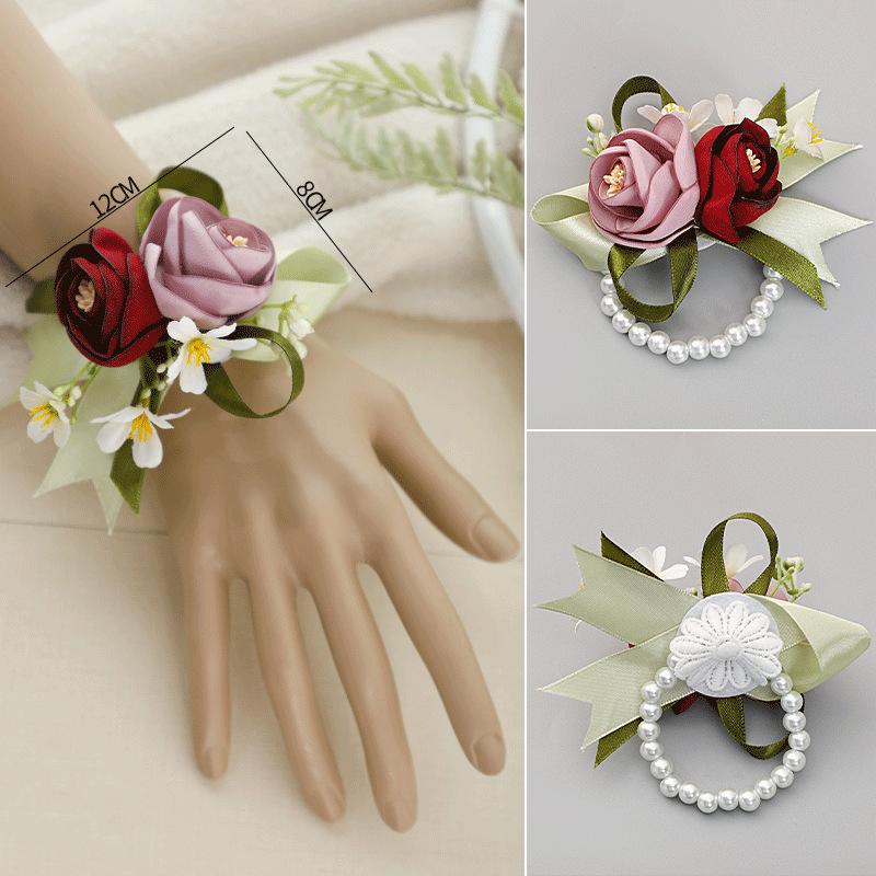 Bridal Bridesmaid Celebrations Wedding Party Elastic Photography Pearl Accessories Supplies