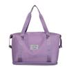 Large Capacity Double-layer Travel Bag Waterproof Nylon Handbag Outdoor Fashion Travel Leisure Lightweight Yoga Fitness Bag