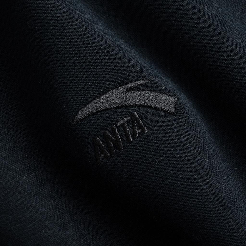 Anta Active Series 2025 Winter Pullover Sweatshirt Men sweatshirt Basic-Black 952548703-4