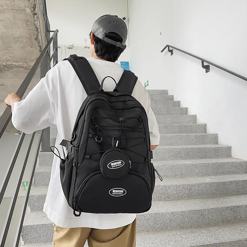 Schoolbag tooling versatile college student schoolbag new leisure sports large capacity high value backpack travel outdoor backpack