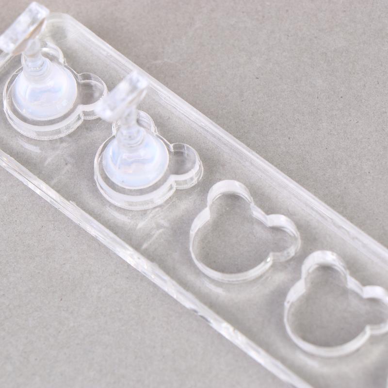 1 Set Non-Magnetic Nail Display Acrylic Nail Display Stand Tips Holder Nail Practice Stand Fingernail Diy Manicure Stand Tools