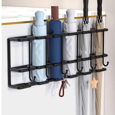 Wall-Mounted Folding Umbrella Holder for Entryway