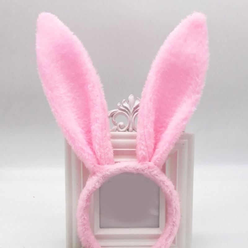 Serre-tête Oreilles de Lapin Cosplay Serre-tête Oreilles d'Animal Serre-tête Pelucheux Accessoires de Costume Thème Fille Fête Headwear