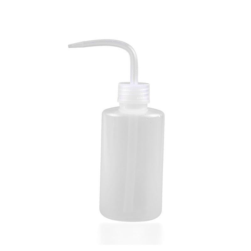 Leak-Proof Eyelash Cleaning Bottle with Bent Nozzle for Extensions