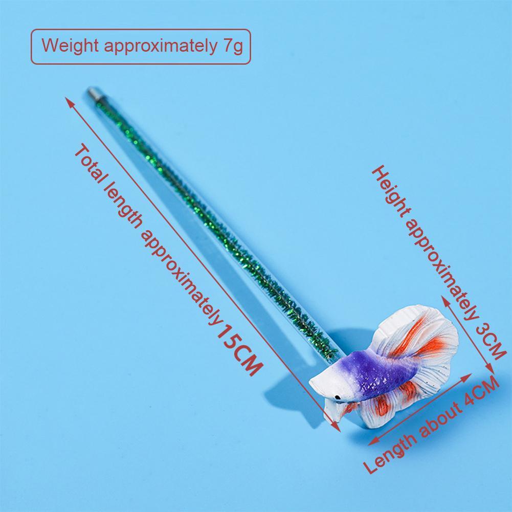 Betta Engaging Training Wand Fighting Fish Training Stick Fish Active Aquariums Wand Fishtanks Accessories Resin Fish Decoration Toys
