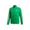 Originals Trefoil Full Zip Stand Collar Track Jacket Men Outerwear Green CW1259
