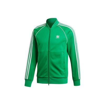 Originals Trefoil Full Zip Stand Collar Track Jacket Men Outerwear Green CW1259
