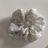 Floral Hair Scrunchie - Soft Fabric Scrunchie for Women and Girls, Perfect for Everyday Wear, Cute and Sweet Style, Suitable for Ages 14 and Up