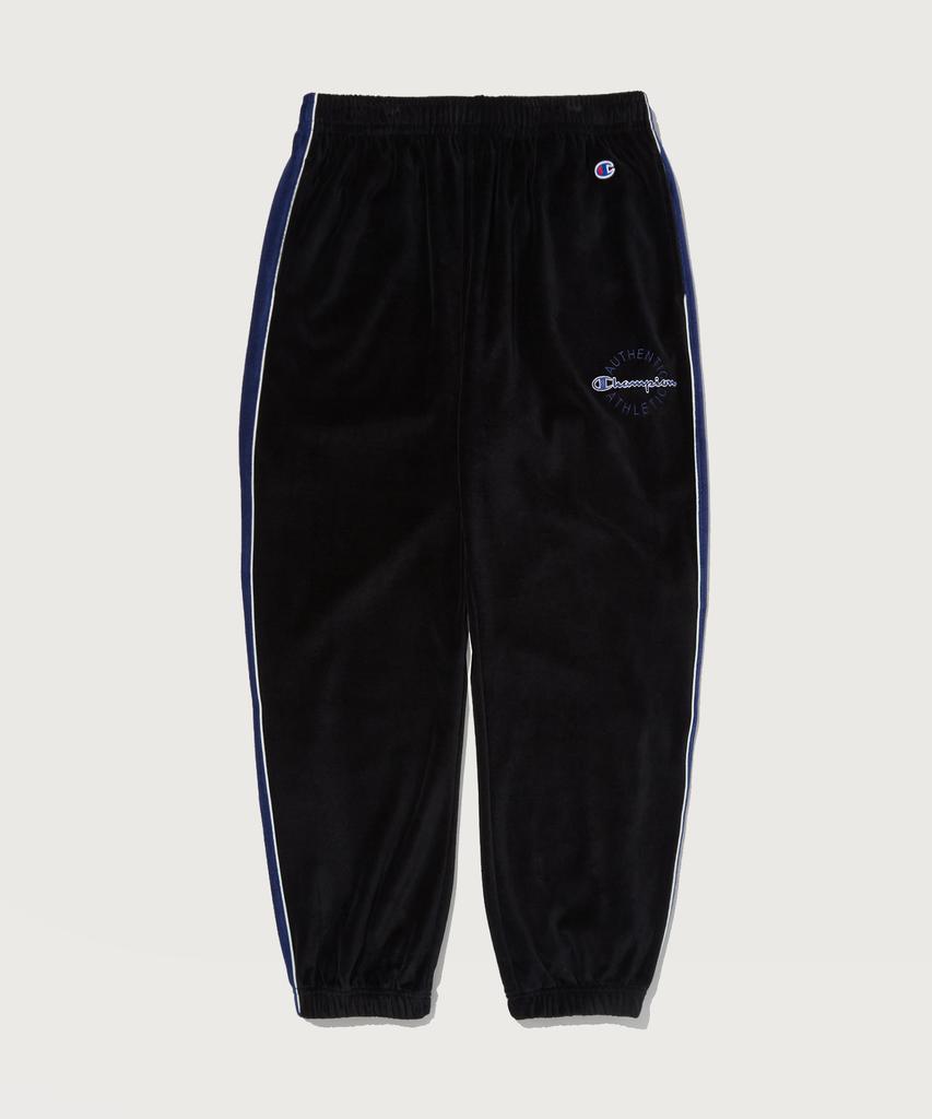 Champion Script Logo Velour Jogger Pants Black
