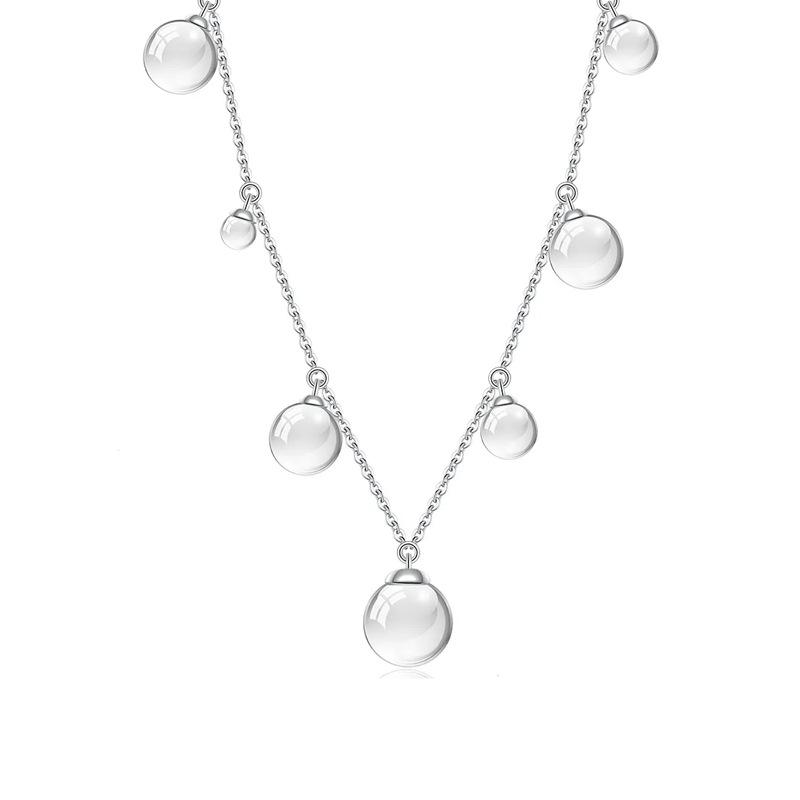 

Женское ожерелье Bailu Xi высокого класса: Элегантная хрустальная подвеска на ключичной цепочке изысканного дизайна