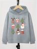 Children's Autumn/Winter Christmas-Themed Hooded Sweatshirt – Comfortable & Warm Pullover for Boys and Girls – Halloween Print