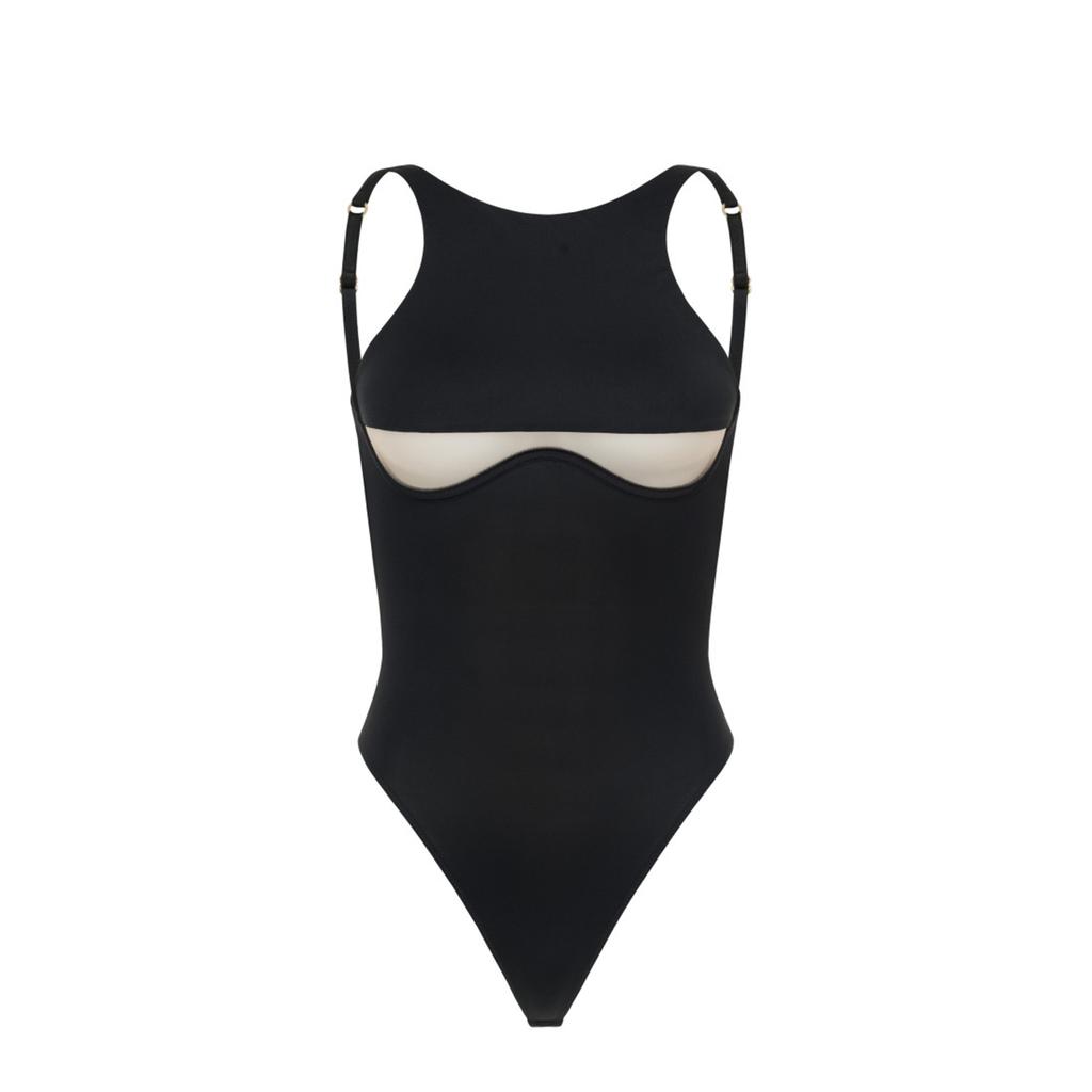 Push Up Sexy Women One Piece Swimsuit Female Swimwear Halter Biquini Mesh Monokini Swimming Suit Bathing Suit Beachwear