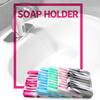 Comb Silicone Soap Holder Anti-skid Drain Soap Box Home Travel Soap Dishes