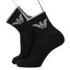 [Emporio Armani] 3-Pair Set - Emporio Armani Eagle Short-Length Casual Socks with Terry Sole - Made In Japan - Men's Socks - Gift - 92342719 (JP, Numb