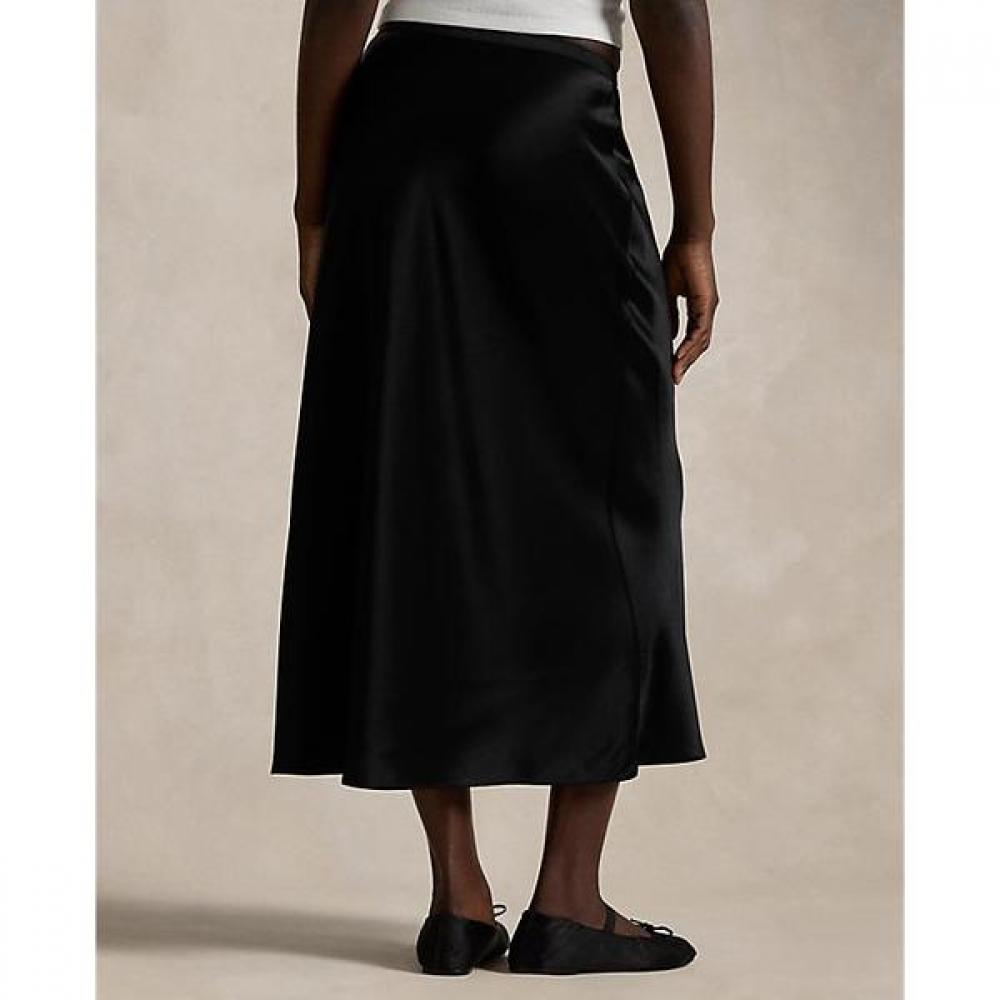 Polo Ralph Lauren Women Double Face Satin Skirt Wmposktnds20044001