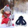 Kids Skiing Mittens Boys Girls Hand Outdoor Gloves Waterproof Child Snow Mitten Mitts Cover Windproof Thickened