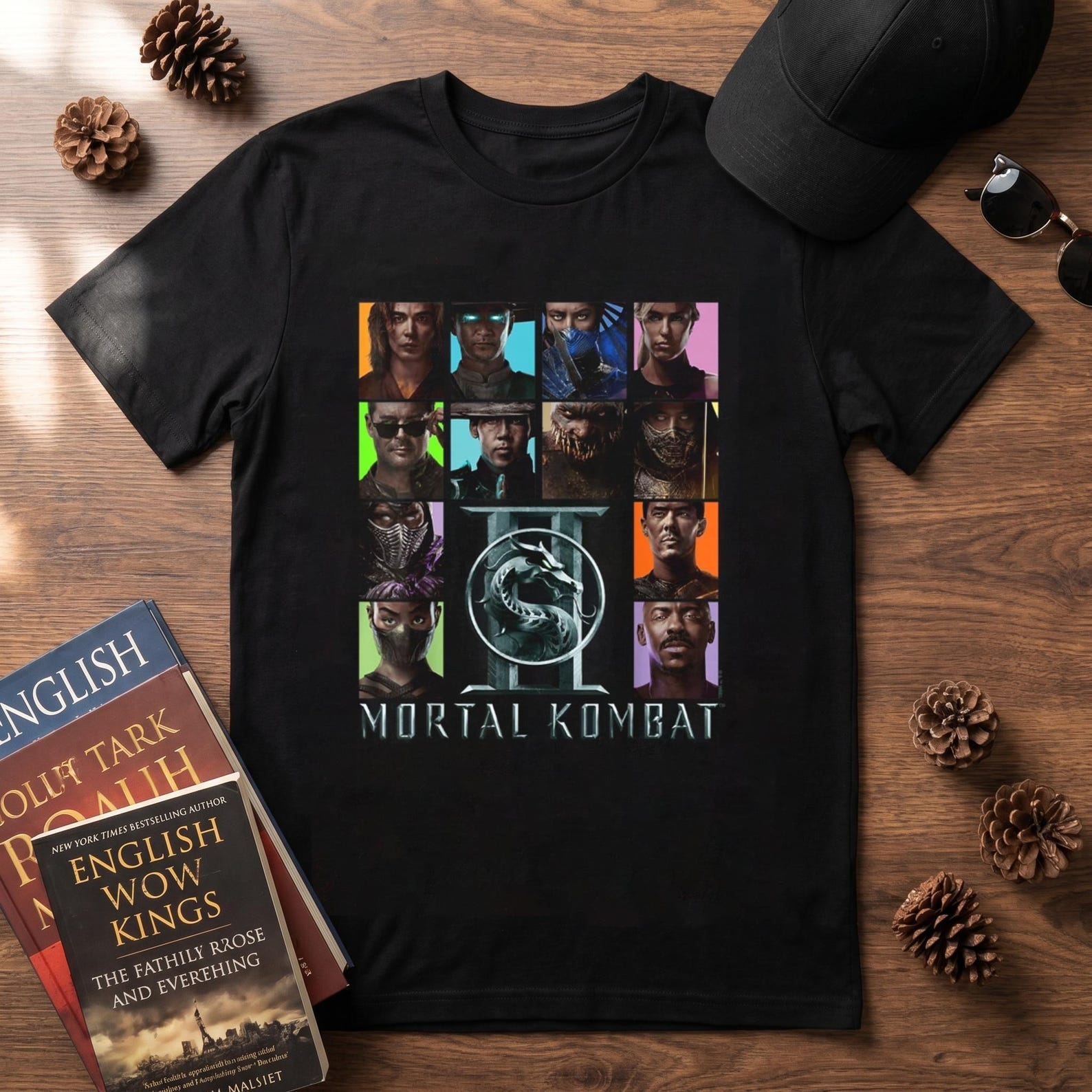 Mortal Kombat Movie Graphic T-Shirt, Mortal Kombat 2 Shirt, MK Game Fan Apparel, Scorpion Sub-Zero Shirt, Mortal Kombat Fan Gift, Game Shirt M