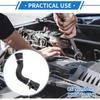 1 Pcs Radiator Hose for BMW 335i 2012-2015 for BMW 435i 2014-2016 Good Sealing Rubber Black Upper Coolant Water Hose