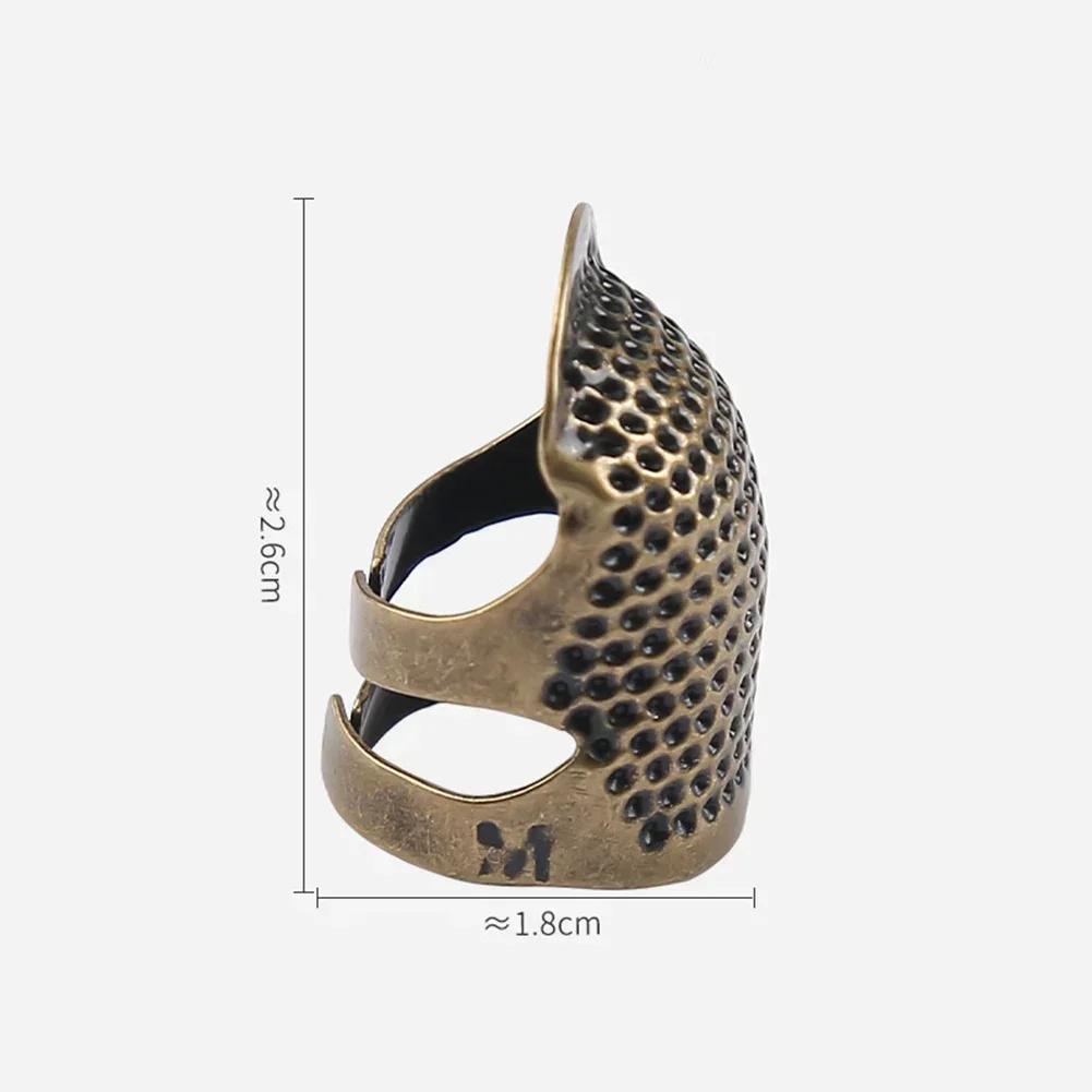 

10 шт. Регулируемый швейный наперсток Ретро Швейный Защитный чехол для пальца Игольный наперсток Кольцо Ручная работа DIY Ремесло Вышивка Шитье