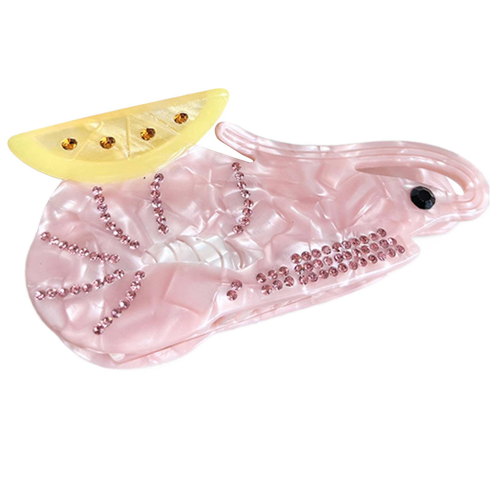 

Cute Food Hair Clip for Women Claw Clip Styling Hairpin Thick Hair Thin Hair Hair Accessories Headpiece Gift фиолетовый