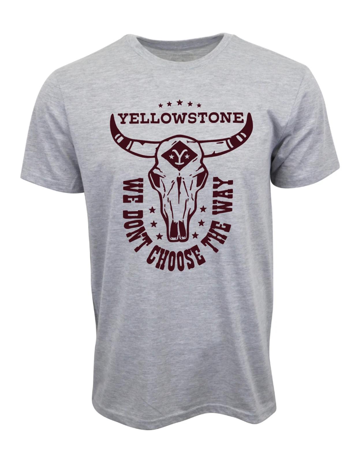 Yellowstones We Dont Choose Our Way Graphic T shirt M