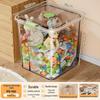 Transparent Multifunctional Storage Box: Large Capacity Plastic Organizer for Toys, Snacks, and Clothes
