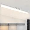 LED Ceiling Light - NETTLIFE - 120 X 15 Cm 42W - Remote Control Dimmer - Warm White 3000K - 3360 Lm