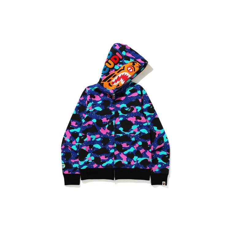 Bape X Kid Cudi Shark Full Zip Hoodie 1G73-115-903