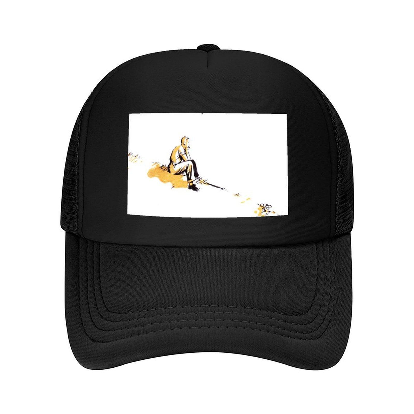 Contemplation Comic Baseball Cap tea Hat dad hat sailor cap for Unisex golf hat genuine Unisex Womens