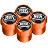 ATC2  Dustproof Car Wheel Tire Valve Caps 4Pcs Auto Exterior Decor Accessories For KIA Picanto Sportage Rio Ceed Cerato Soul K5 K9