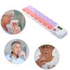 7 Day Pill Organizer 2 Times A Day Medicine Organizer with Timer Reminder Alarm Pill Box for Pills/Vitamin/Fish Oil/Supplements