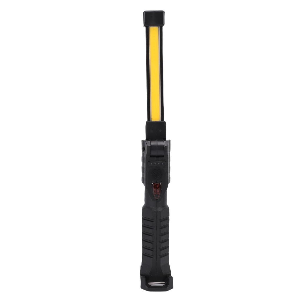 Magnetic LED Work Light with Retractable Hook Multifunction 360 Degree Rotating Rechargeable Flashlight for Vehicle Emergency Repair