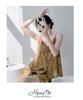 Neo-Chinese Cotton Silk Camisole Pajama Set for Women - Summer 2025 Beach Style