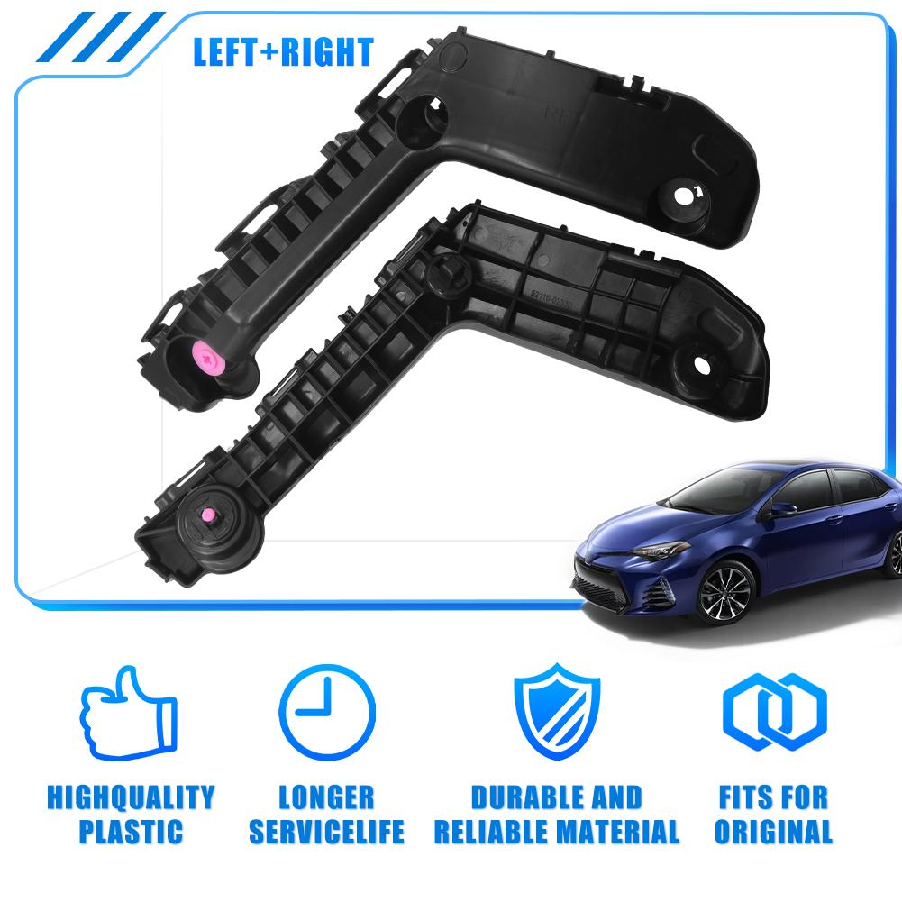 For Toyota Corolla 2017-2019 2Pcs Car Front Bumper Bracket Retainer Beam Mount Support Accessories TO1043131