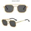 UV Protection Lightweight Comfortable Durable High Quality Edgy Punk Retro Stylish Alloy Metal Male Female Sun Glasses