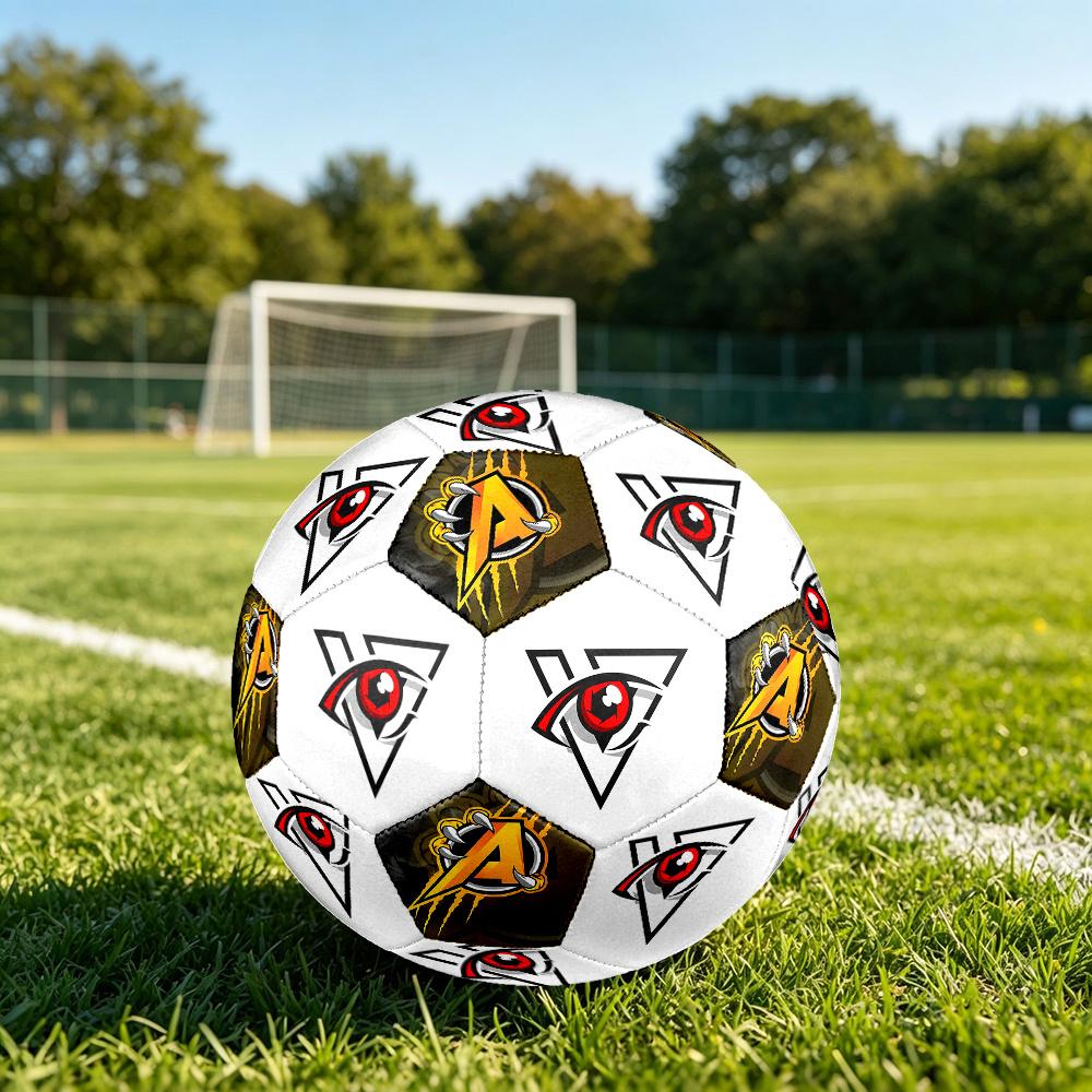 1PC Eagle Eye Symbol Lion Power Soccer Ball Size 5 Football Machine Sewn Indoor/Outdoor Universal Football Surprise Collection N63