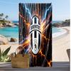 Juventus FC Printed Beach Towel Quick Dry Soft TowelPortable Large Rectangular Beach Blanket for Travel Swimming Pool