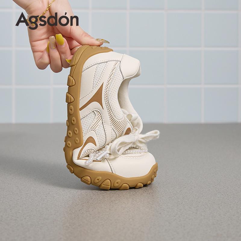 Augustus Dengde Training Shoes Women's 2025 New Autumn Platform Soft-soled Forrest Gump Sports Shoes Fashion and Light Casual Shoes