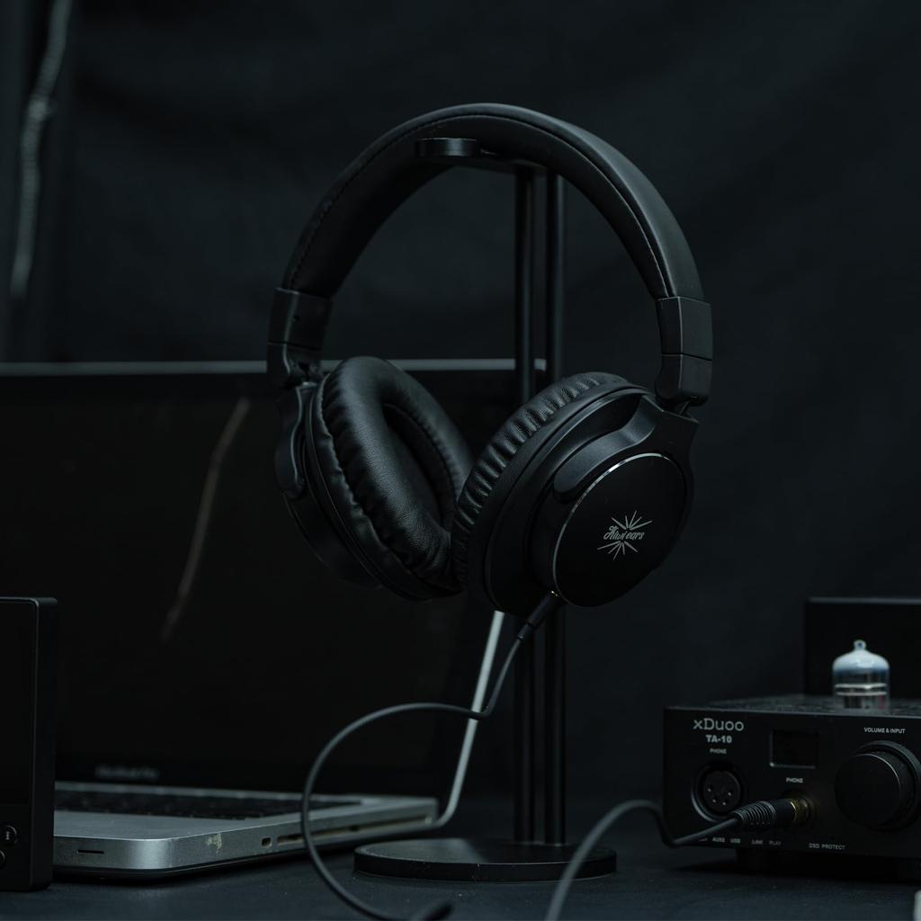 Linsoul Kiwi Ears Division HiFi soundproof wired headphones with large 40mm dynamic diaphragm Noise canceling and ergonomically designed headphones