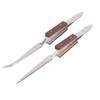 2Pcs Lock Tweezer Fixed Jewelry Soldering Pointed Straight Curved Tip DIY Craft Tool