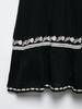2025 Spring Women's Color Block Embroidered Dress - European & American Style