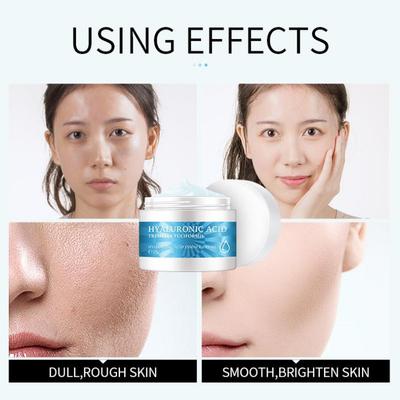 Creme facial com ácido hialurônico, essência hidratante anti-rugas, tratamento facial