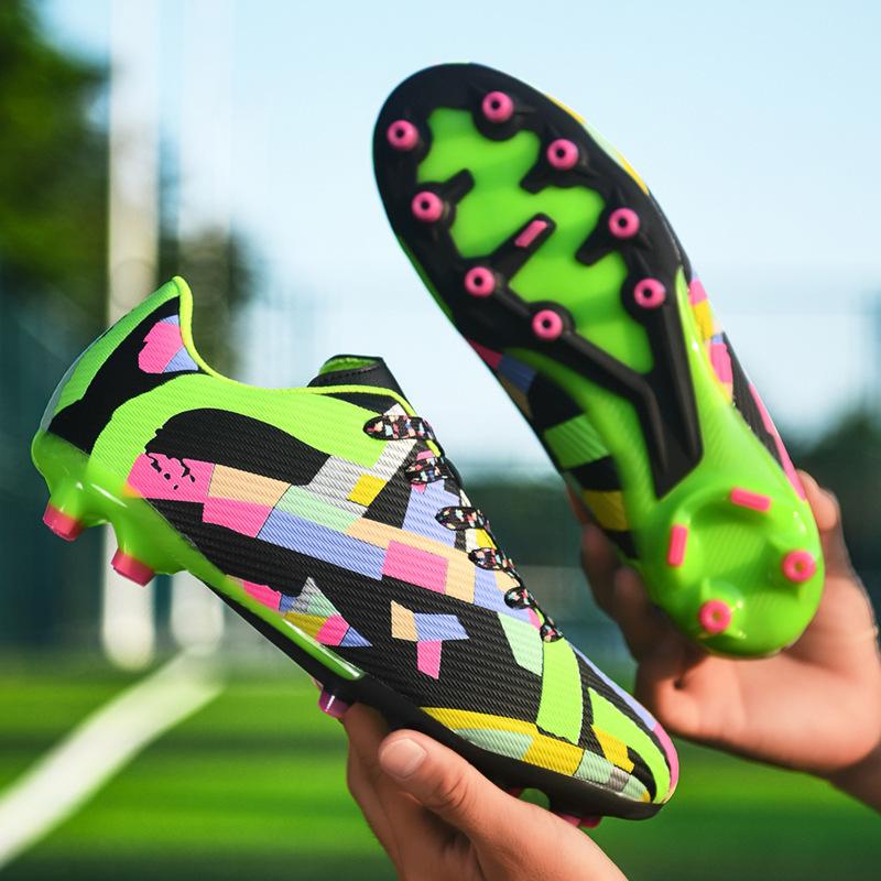 Spike football shoes men's low-top artificial flat broken nails youth shoes competition training shoes