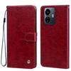 Vintage Crazy Horse Texture PU Leather Flip Wallet Phone Case for Vivo Y77 5G Card Holder Kickstand Shockproof Protective Cover